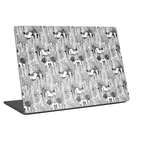 Disney Mickey Mouse Cityscape Sketch Universal Laptop 15in (12.2 x 8.8in) Skin
